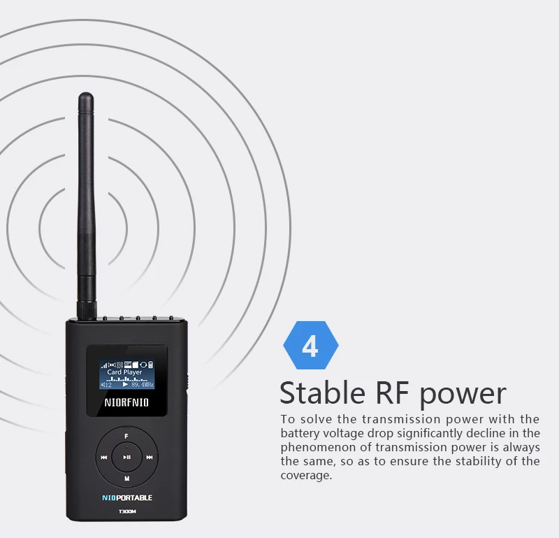 Бесплатная доставка nio-t300m 0-0.3 Вт fm Беспроводной аудио Радио вещания передатчик оборудования 76 мГц до 108 мГц регулируемый