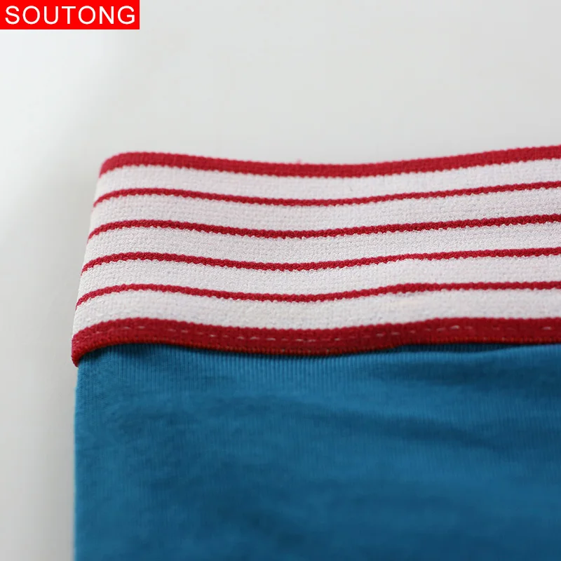 Мужские хлопковые трусы брифы Soutong 3 шт./лот сексуальное нижнее белье Cuecas Calzoncillos