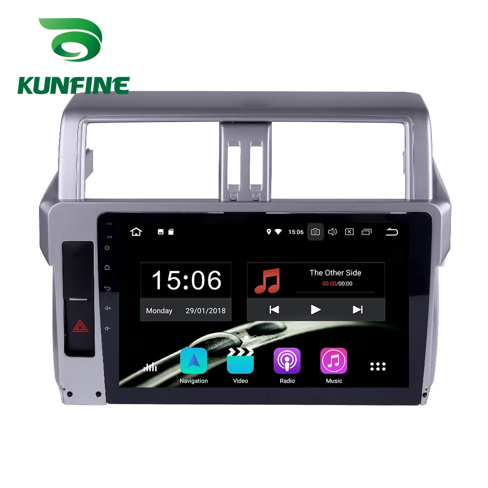 Excellent Android 9.0 Ram 4G Rom 64G PX6 Cortex A72 Car DVD GPS Multimedia Player Car Stereo For Toyota Land Cruiser 14-17 Radio Headunit 5