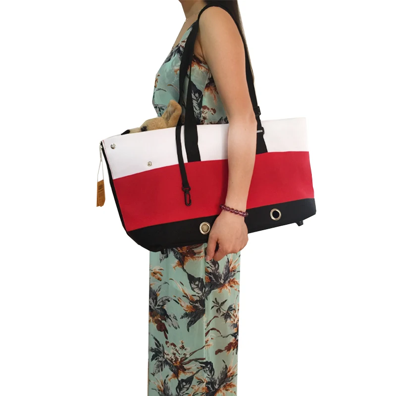 

Quality Fashion Hit Color Handbag Design Pet Dogs Carrier Bag Free Shipping By CPAM Dogs bag