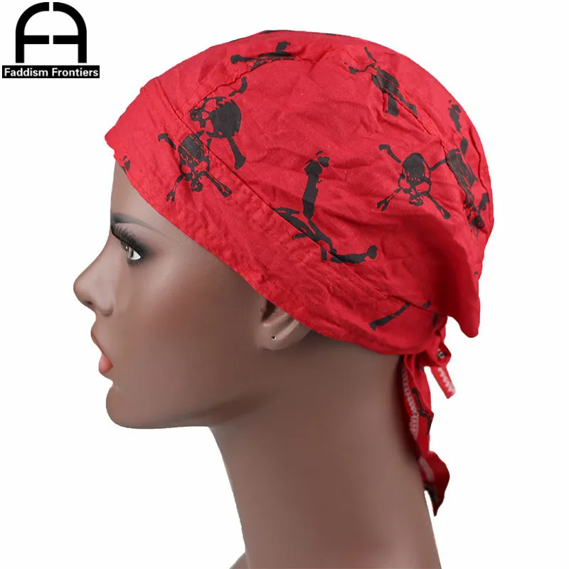 Индивидуальный мужской принт Durags тюрбан банданы мужские Durag дышащая тряпка