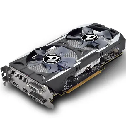  New Graphics card DATALANDR9 370X cool to 4G Plus 1080/5700 MHz 4GB / 256bit video card HDMI+DVI+dvi free shipping video card 