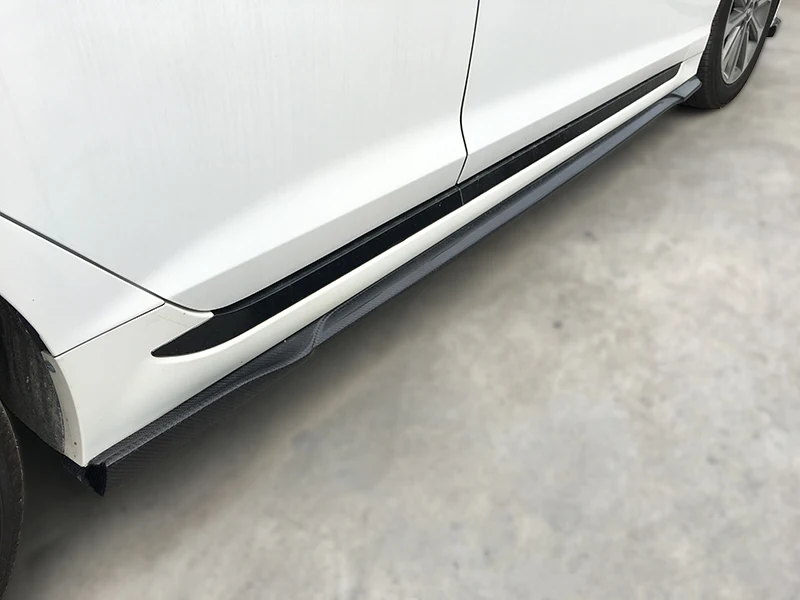 Hyundai 9th Gen Sonata LF Side skirt extension (All model) CF(12)