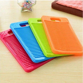

Plastic Washboard Washing Board Shirts Cleaning Laundry For Kid Clothes Scrubboards Random color
