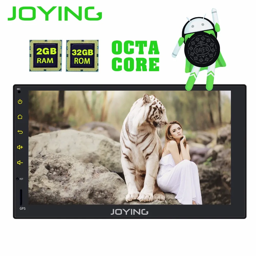 

JOYING 2 DIN universal 7'' Android 8.0 car stereo 2GB RAM Octa 8 Core Radio GPS System Car Head unit Multimedia HD Player no DVD