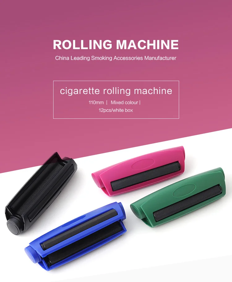 GERUI 1 шт. пластиковая сигаретная машина роликовая сигаретная бумага машина для 78 мм сигаретная бумага будет отправлен случайный цвет