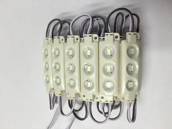 US $272.00 1000pcslot NEW 5630 5730 3LED injection led module 6819 12V Waterproof IP65 120degree15W whiteLED signshop banner