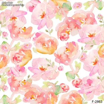 

1.5x2.2M FLOWER Background Vinyl Photography Backdrops Computer Printed Children Backgrounds for photo studio 5X7ft F-2863