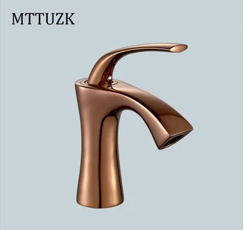 

MTTUZK Free shipping Gold Faucet Oil Rubbed Bronze bathroom faucets, basin faucets, bathroom sink faucet hot and cold mixer tap