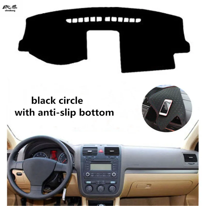 

Free shipping 1set for 2006-2011 Volkswagen VW JETTA MK5 car accessories car Dashboard Shade obstacle avoidance pad