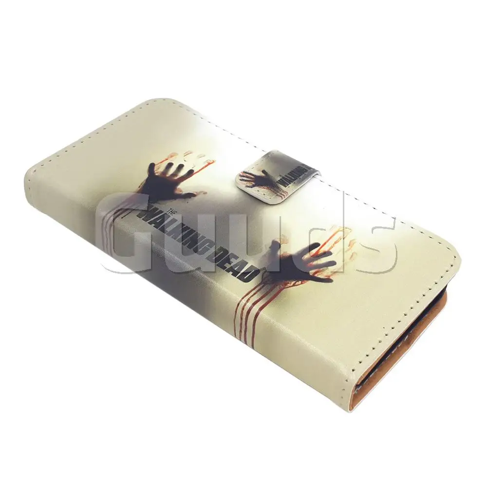 Walking Dead Leather Wallet Case for iPhone 5c