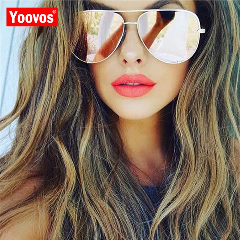 

Yoovos 2023 Luxury Sunglasses Women/Men Brand Design Metal Travel Pilot Eyeglasses for Women Retro Gafas De Sol Mujer UV400