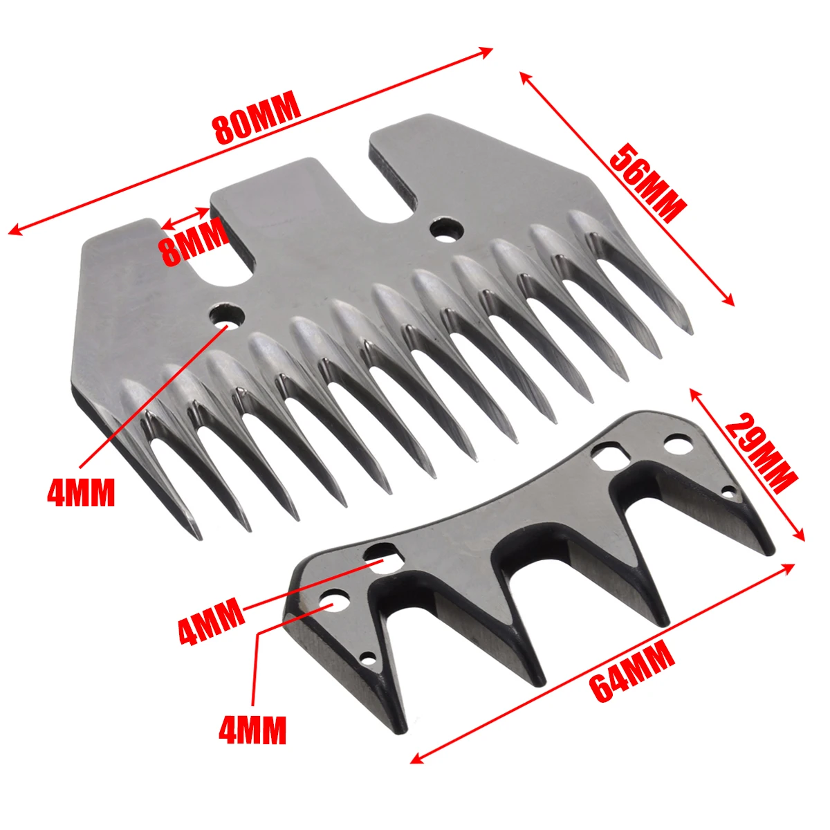 New Sheep Shearing Clipper Straight Blade For Hand Shearing Sheep Livestock Grooming Clipper Pratical