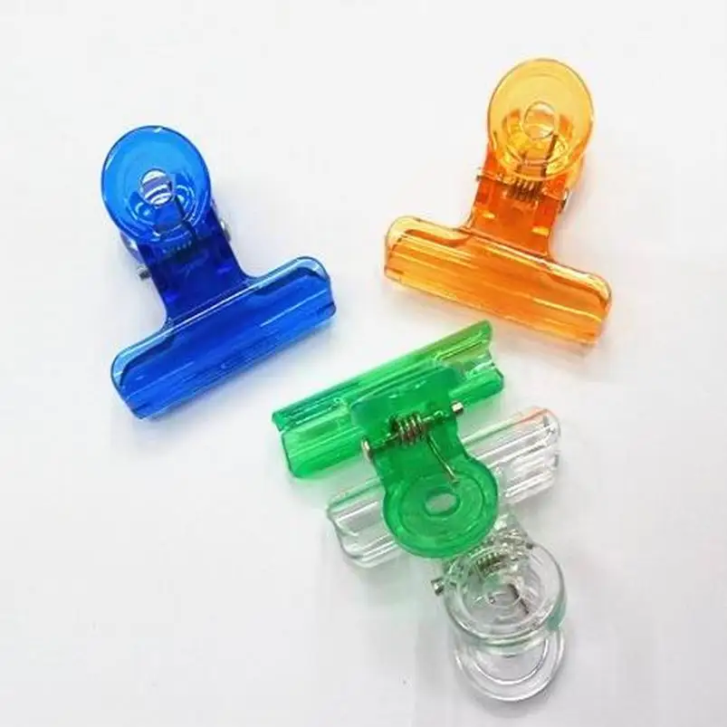 

Free DHL shipping,480PC 31mm Plastic Clamp Multicolor spring clip office stationery Paper clip school supply
