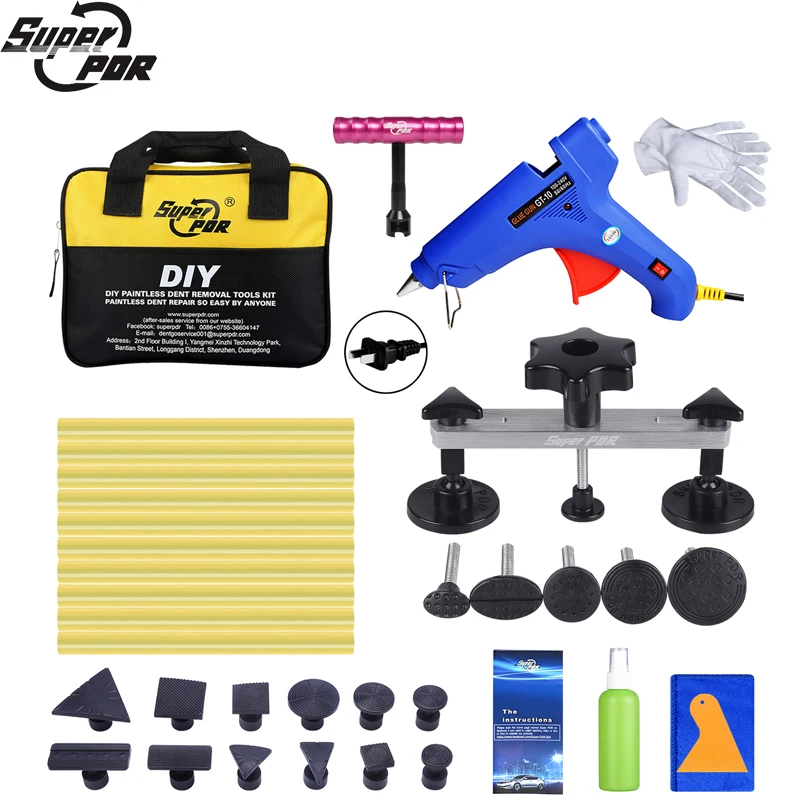 

Super PDR Tool Paintless Dent Repair Tools Auto Dent Puller Suction Cup Glue Tabs Hot Adhesive Glue Sticks For Hot Melt Glue Gun