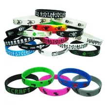 Одежда высшего качества 1 дюймов силиконовых браслетов SW-25