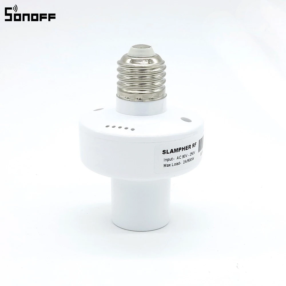 Беспроводной светильник Sonoff Slampher RF 433 МГц цоколь E27 Модуль Автоматизации умного