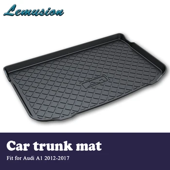 

1Set Car Cargo rear trunk mat For Audi A1 2012 2013 2014 2015 2016 2017 Boot Liner Tray Waterproof Anti-slip mat Accessories