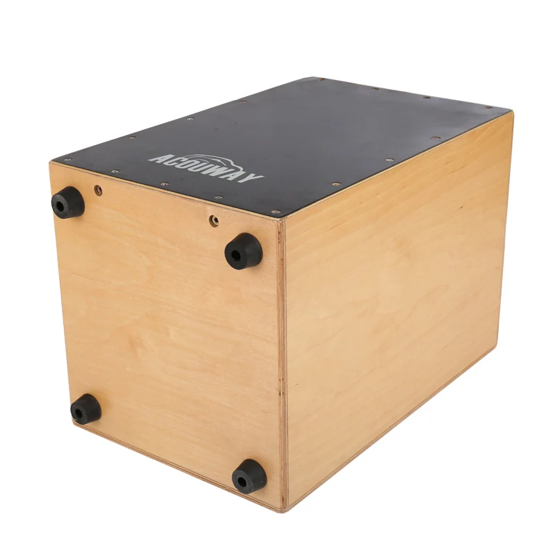 ACOUWAY cajon барабанная коробка ручной барабан из березовой фанеры с регулируемым эффектом струн резиновые ножки для взрослых Размер 30X31X48(см