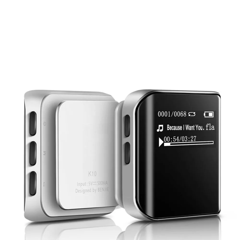 

2018 Portable Sports Mini Clip Metal MP3 Player 1.1inch Screen Digital HiFi Lossless Sound Music Player With Recorder,FM,E-book