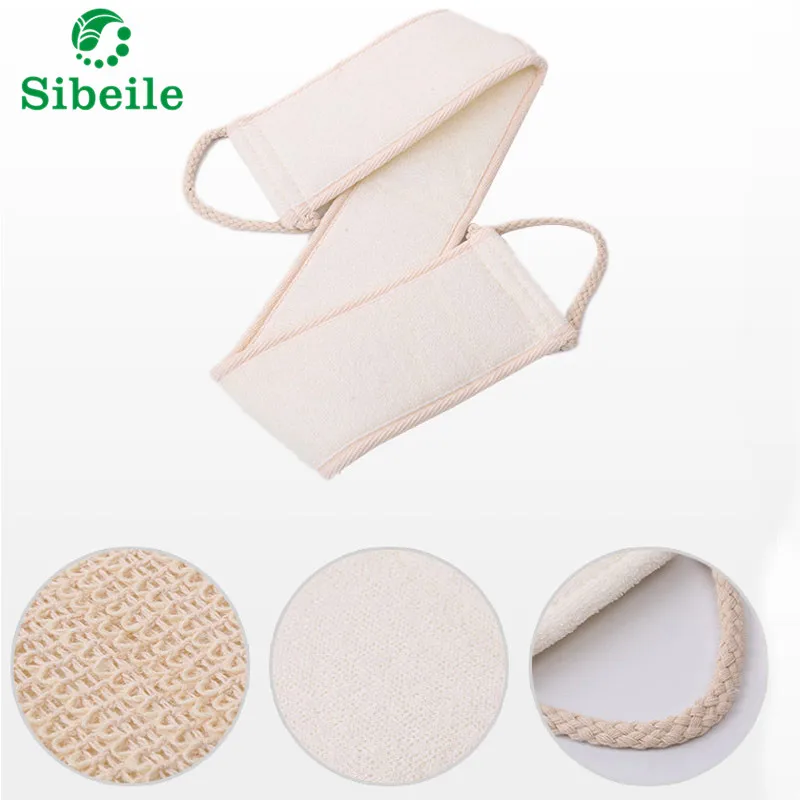 SBLE Wash Skin Spa Towel Loofah Towel Massage Scrubber Hemp Natural Soft Exfoliating Skin body wash Body Bath Brushes