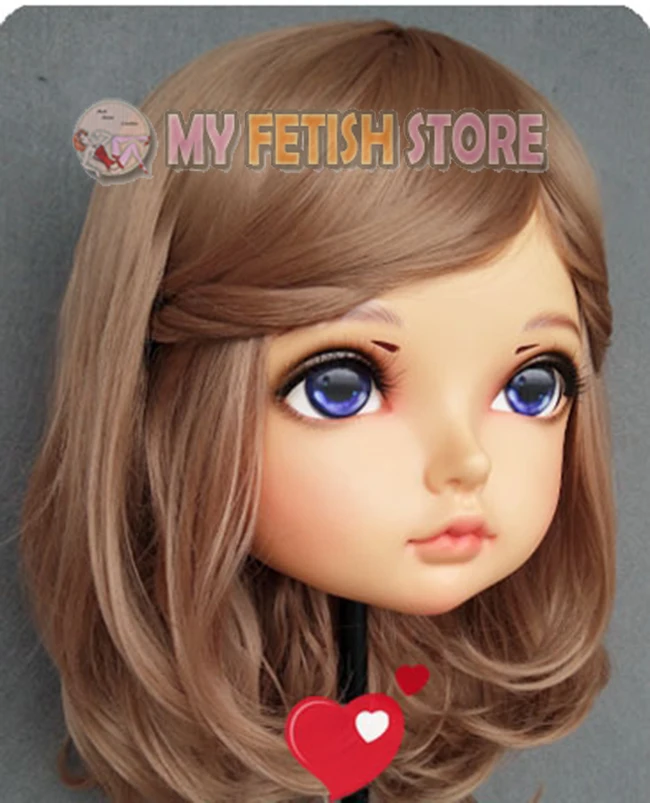 (Tao 01) Женская милая полимерная маска Kigurumi BJD для косплея японского аниме