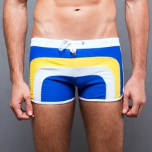 Мужские шорты для плаванья, спортивная одежда высокого качества, новая мужская одежда для плавания, Качественные однотонные Шорты для плавания, пляжные купальные шорты