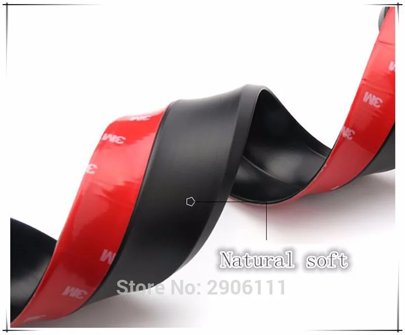 

2.5M/8.2ft Universal Car Sticker Lip Skirt Protector for Mini cooper jcw clubman countryman cabrio coupe accessories car-styling