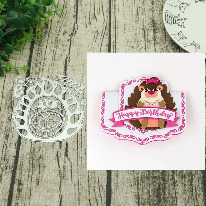hedgehog metal cutting dies new 2018 die cut craft