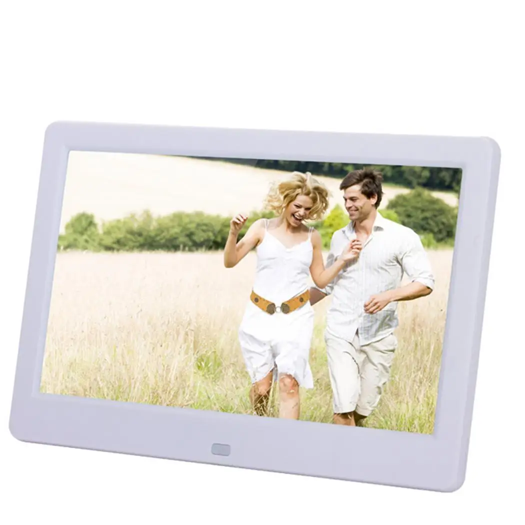 

10 Inch Clock Music Video Player 82w x 2 up 32G Digital Photo Up To 32G JPG, JPEG MP3 TXT 16:9 Frame 5V, 2A