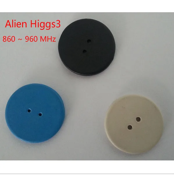 

VIKITEK UHF RFID laundry tag 915MHZ 860-960MHZ Alien Higgs3 chip PPS material can be washed