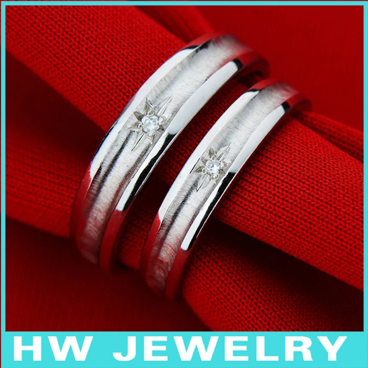 

Wedding Ring/Valentine gift/ sterling silver rings/ couple ring/