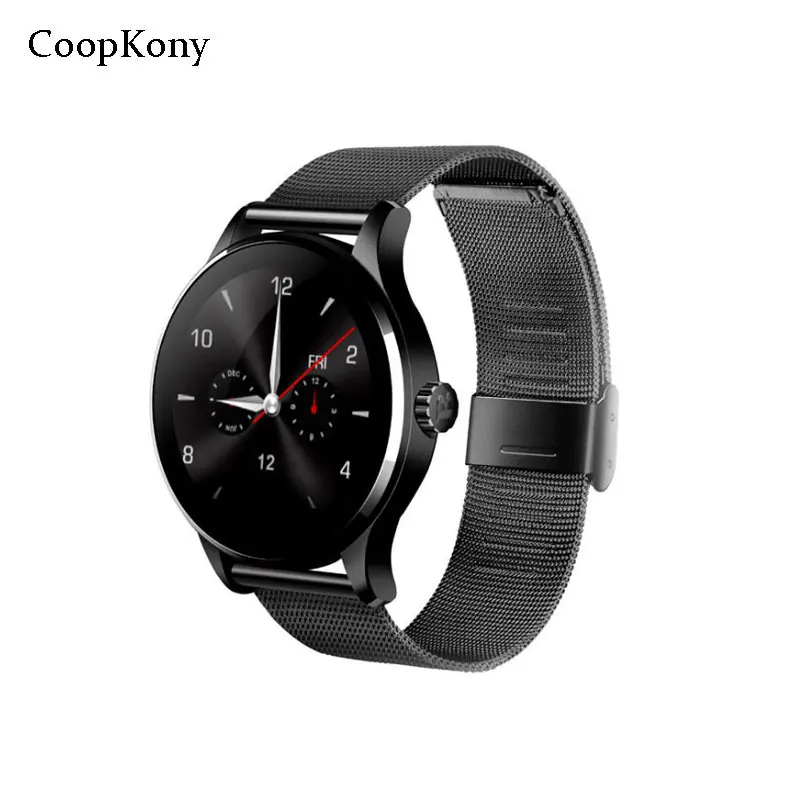 

Coopkony Sport Smart Watch 1.22 Inch Round Screen Support Sport Heart Rate Monitor Bluetooth SmartWatch For IOS Android Watch