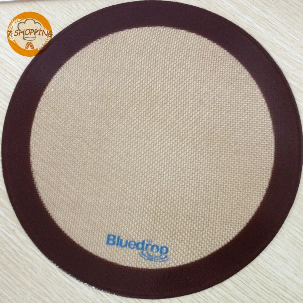 12" Round Fondant Baking Sheet Silicone Microwave Mat Non stick Cake