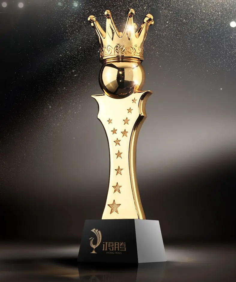 Высокое качество! корона образный металлический Trophy С индивидуальный Кристалл База для легкой атлетики чемпионов награду Кубок Спорт Сувениры