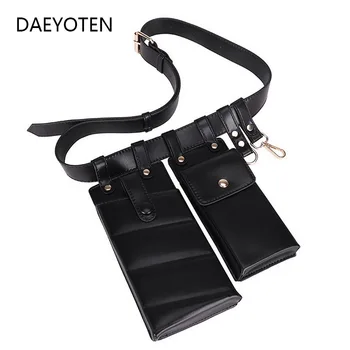 

DAEYOTEN Small Women Waist Bag Fanny Pack Chest Bag Purse Kidney Bag Female Kidneys Women's Belt Bags 2 Sets Phone Pouch ZM0137