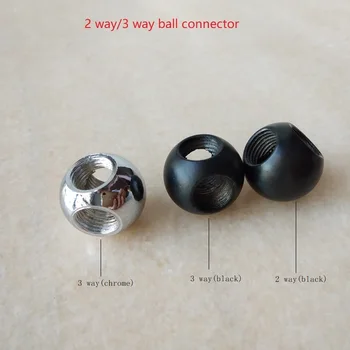 

2 way/3way metal ball/tee ball with m10 hollow tube connector adapter lighting hardware tube connection