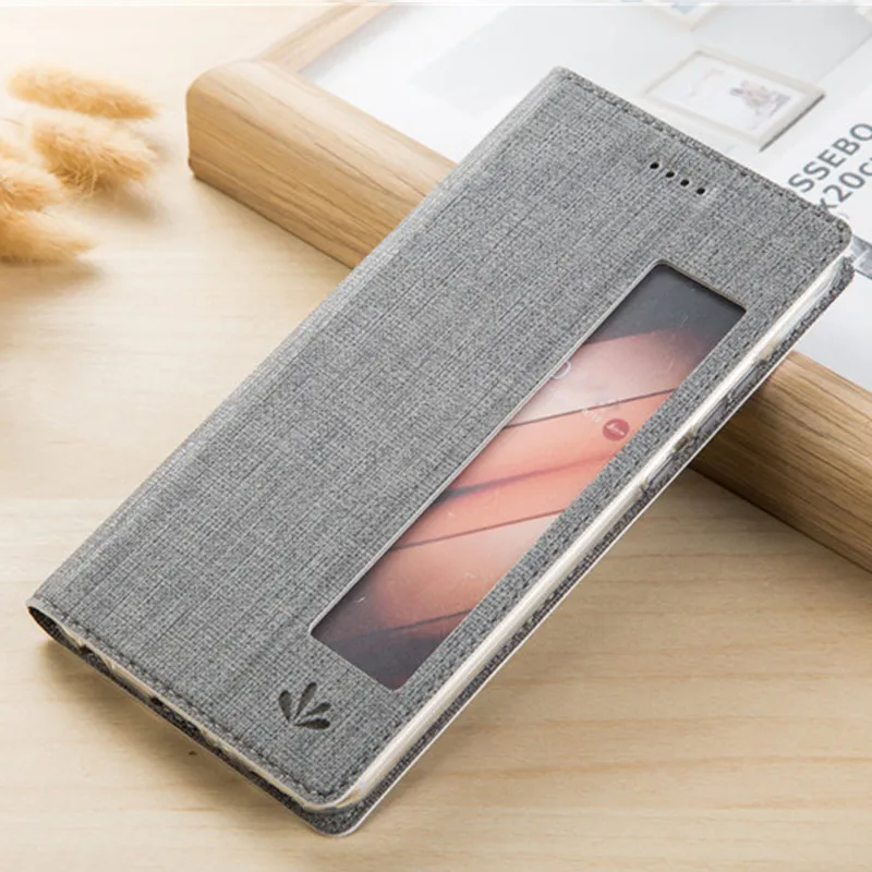 Gray Автоматический Магнитный флип-чехол для huawei P20 Pro, чехол с окошком для просмотра, функция сна, чехол для телефона для huawei P20 Pro, кожаный чехол - Цвет: Gray