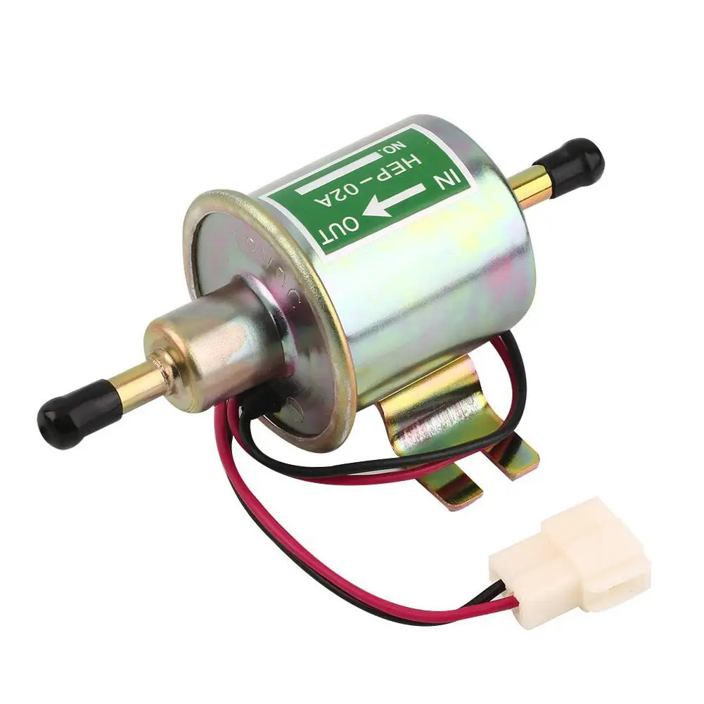 12V Universal Car Electric Fuel Pump Low Pressure Aluminum Oil Burning