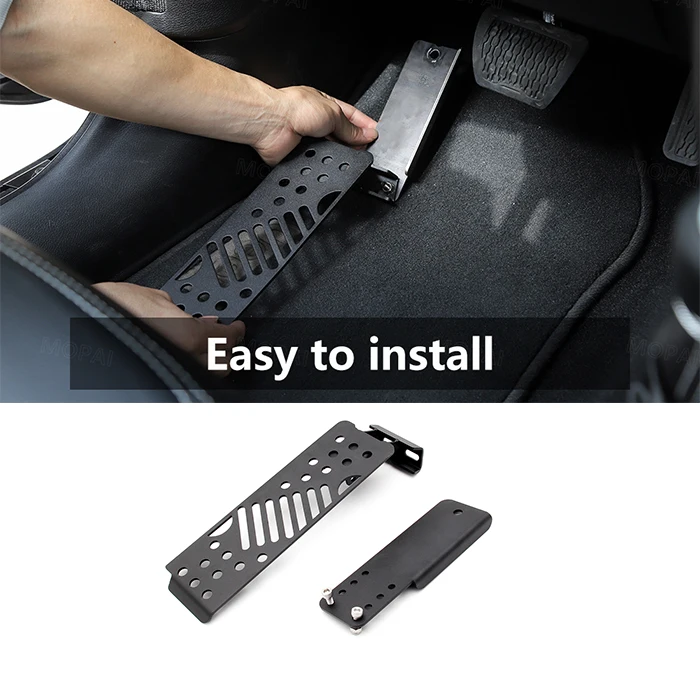 

Car Pedals Foot Pegs for Jeep Wrangler JL 2018 Car Brake Gas Foot Plate Pedal Pads Covers for Jeep JL Wrangler Accessories