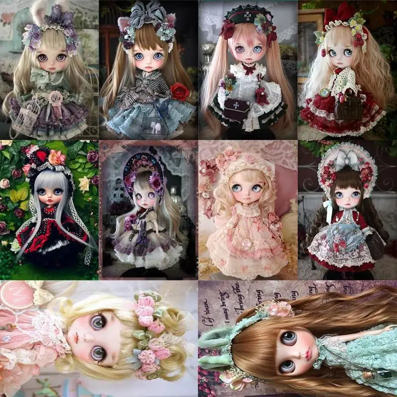 

Diamond Painting Full Round Drill Doll Diamond Embroidery Sale Rhinestone Mosaic Decor Home Art Crafts