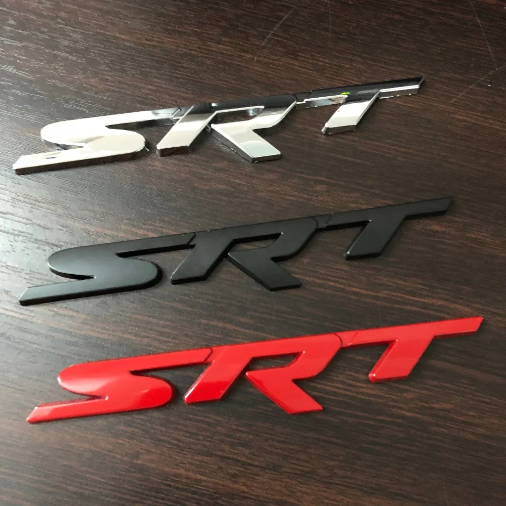 5X черный, красный хром сто 3D металлический логотип для автомобиля Сторона Эмблемы наклейки задний багажник эмблемы для укладки волос