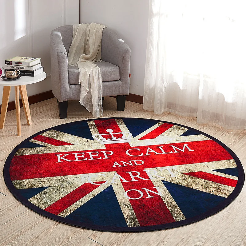 

Nordic simple modern cowhide texture home round living room carpet kitchen study bedroom bedside children crawl mat entrance rug