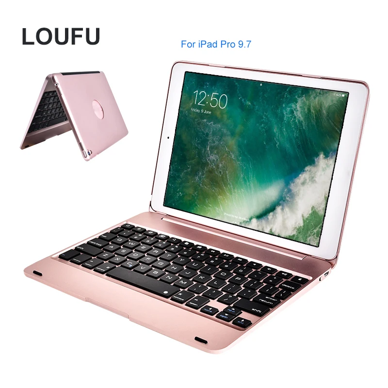 

Loufu Universal Case For iPad 9.7 Keyboard Case 2017 2018 New Case For iPad Pro Keyboard Backlit For iPad Air 2 Tablet