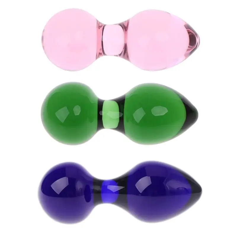 Large Crystal Butt Plug Vagina Ball Big Pyrex Glass Anal font b Dildo b font Bead