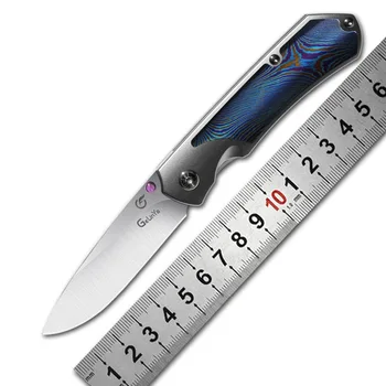 

FENGYELIN original New Zero break titanium handle M390 blade ball bearing folding knife camping hunting outdoor knives EDC tool