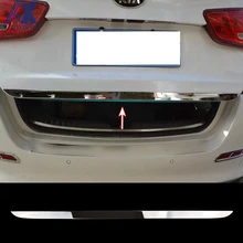 AX задняя дверца-крышка багажника отделка багажника Наклейка для KIA OPTIMA K5 2011-2013 хромированные литьевые ворота акцент Стайлинг полосы