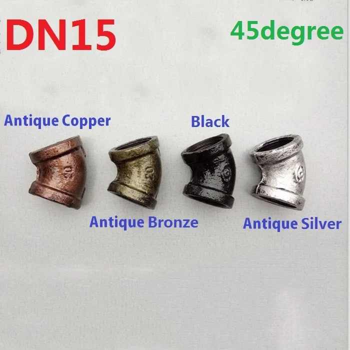 6PCS/LOT DN15 Inner D20mm American style retro Industrial pipe