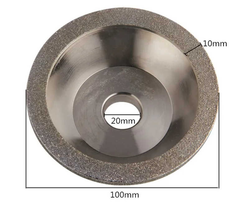 100*20 мм алмазные шлифовальные круги 60/80/100/120/150/180/240/400 крупа шлифовальные круги алмазные диски для твердосплавный инструмент абразивный инструмент
