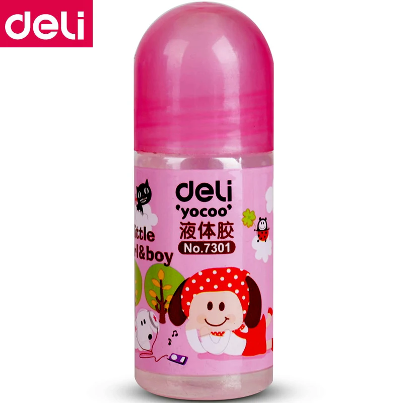 1 шт. мини клей для воды Deli 7301 35 мл жидкий офиса дома школы студентов|Жидкий клей| |